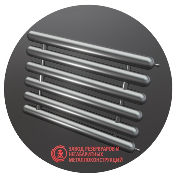 Регистры отопления шестирядные РСЭ-6x42x2.0-2000 мм
