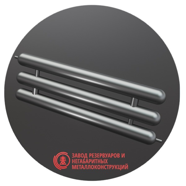 Регистры отопления трехрядные РСЭ-3x76x2.5-6000 мм