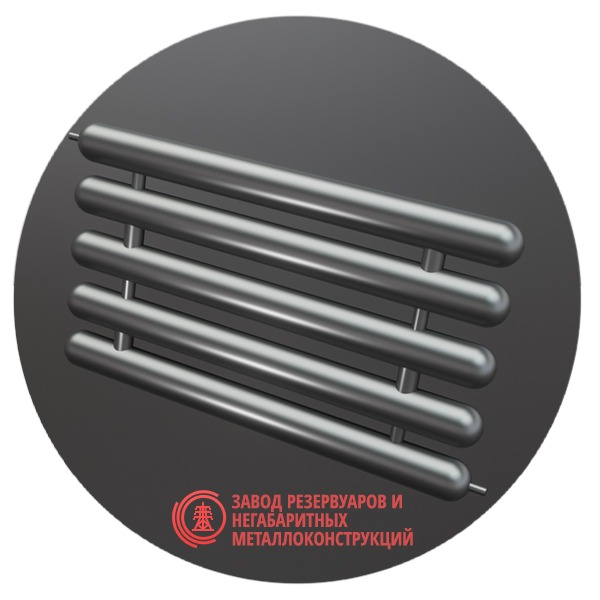 Регистры отопления пятирядные РСЭ-5x48x2.0-10000 мм